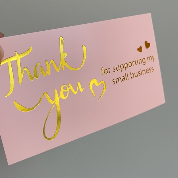 130pc Shipping Kit. Poly mailers, thank you cards, tissue paper stickers. - Picture 6 of 12